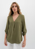 Blusa fluida escote